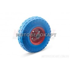 Колесо 4,10/3,50 -4 TL (бескамерное, под ось d-16мм ) (синее) MRHD, шт Колесо 4,10/3,50 -4 TL (бескамерное, под ось d-16мм ) (синее) MRHD, шт